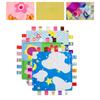 Colorful Baby Security Blanket Soft Touch Plush Damage To Baby Sleep Helper Soothe Towel for Kids Toddlers (No Skin)