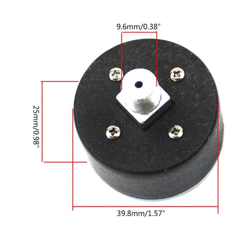 Pressure Gauge Iron/Plastic for Case Horizontal/Vertical Type Double Scale Gauge Air Compressor Gauge 3 Different Types