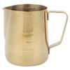 Stainless Steel Coffee Milk Frothing Cup Pitcher Jug with Scale for Home Coffee Latte ArtGold 350ML