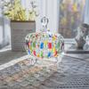Glass European Style Candy Jar Colorful Snack Jar Elegant Halloween Candy Storage Box  Living Room