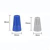 1000Pcs Blue Wire Caps Connection PVC Screw Terminals Set Twist Nuts Caps  Quick Connection