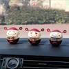 Car Bell Auto Interior Accessory Dopamine Desktop Ornament Creative Nodding Head Ornament  Office