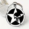 1PC For Skull With Star Shape Keychain DIY Car Keyring Accessories, Creative Pendant for Men & Women Gift