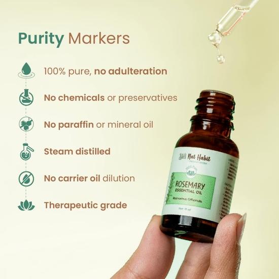 Nat Habit Rosemary Essential Oil - 15ml