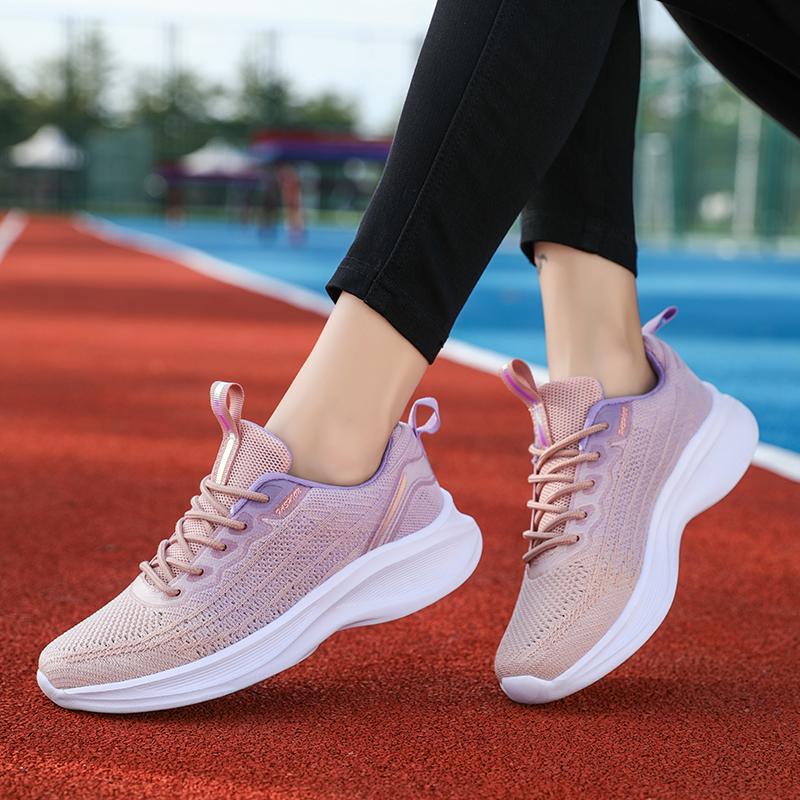 Спортивные женские кроссовки для бега, весна, новые, толстая подошва, легкие, походные, удобные, для фитнеса, тенниса для женщин