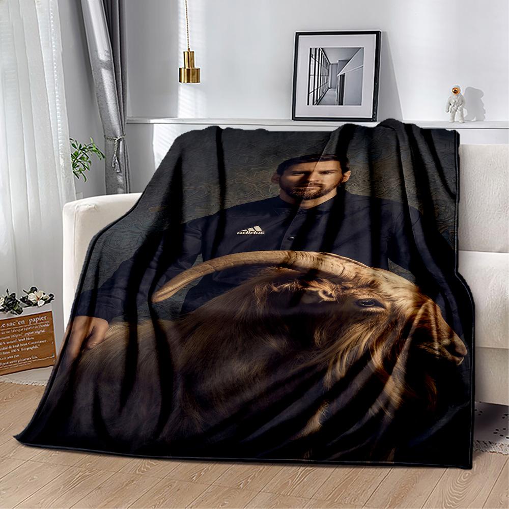 Messi 86 Blanket Soft Warm Cozy Suitable for Picnics Office Office Chair for All Occasions Modern Style Gifts For Family Or Friends