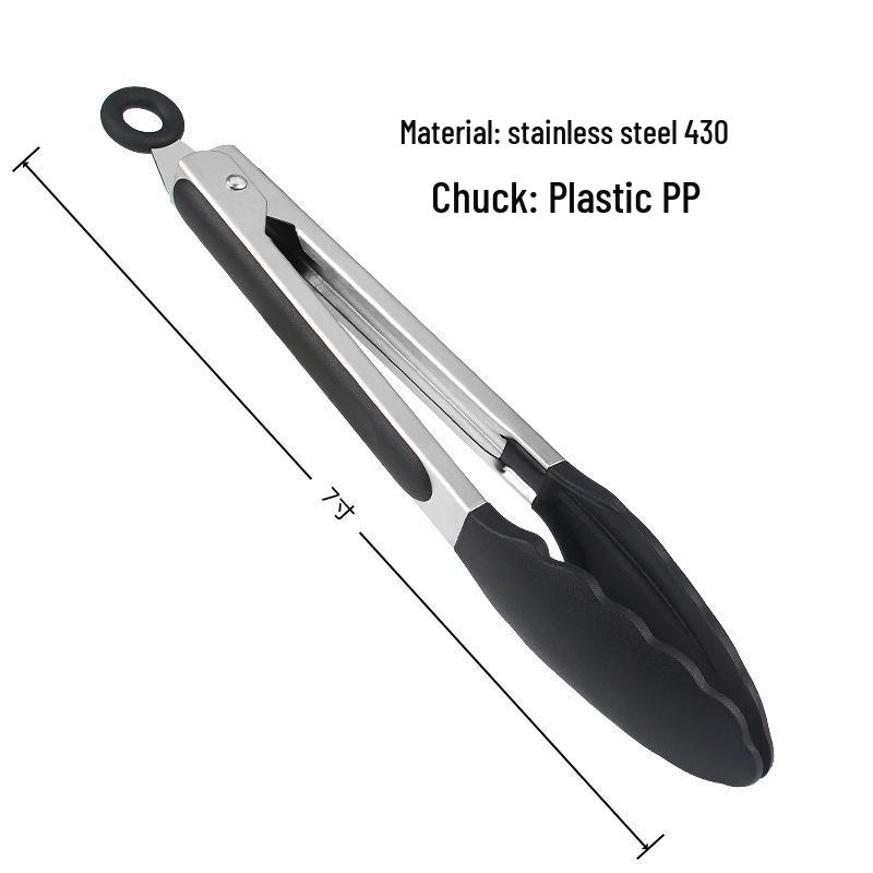 Термостойкие силиконовые зажимы для еды: Инструменты для гриля коммерческого класса для стейка и барбекю