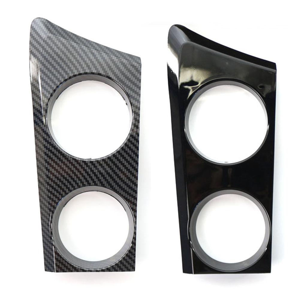 ABS Plastic Center Console Cup Holder Car Water Cup Holder Sticker Trim Cover for BMW E81 E82 E87 E88 1 Series 2004-2011 LHD