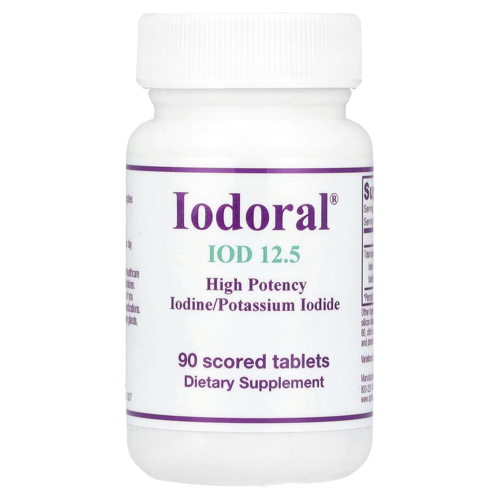 Iodoral, Iodine/Potassium Iodide, 90 Tablets