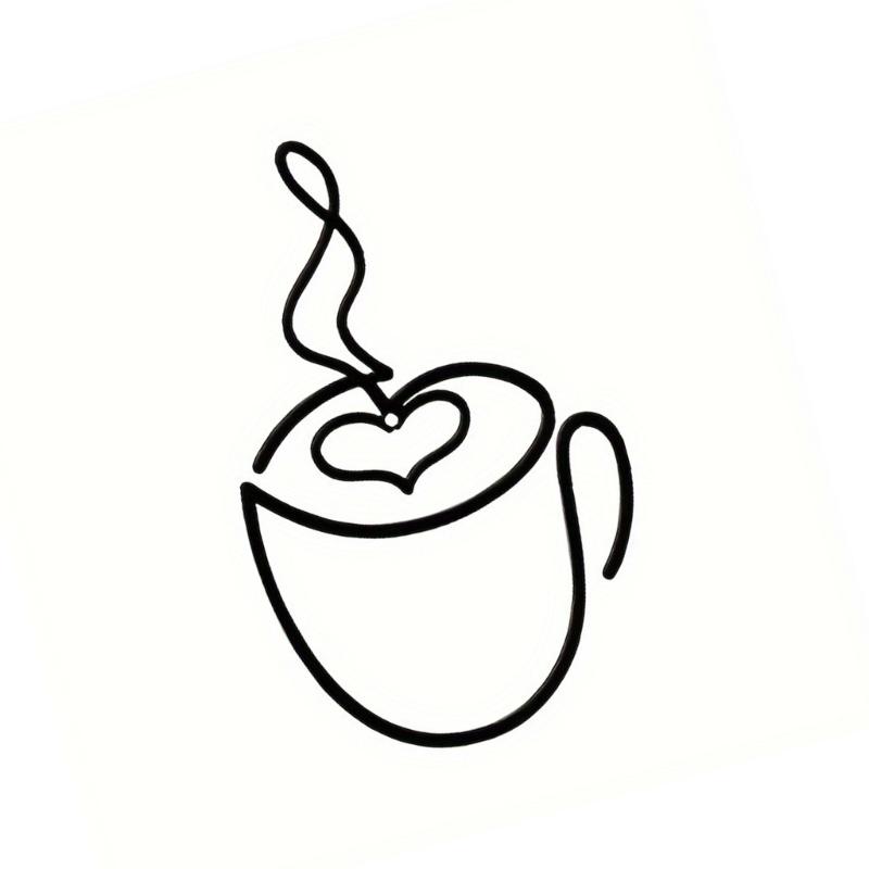 652F Metal Coffee Sign Wall Decors for Home Kitchen Cafe Restaurant Coffee Station Gift for Coffee Lover Birthday Christmas