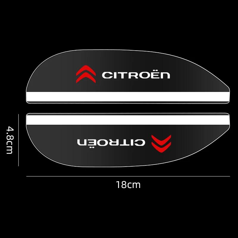 for Citroen C1 C2 C3 C4 C5 C6 C8 C4L DS3 Transparent Rear View Side Mirror Rain Board Eyebrow Guard Sun Visor Car Accessories