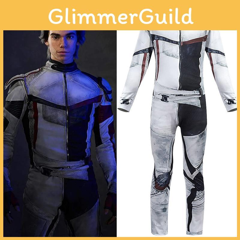 High-quality Descendants 3 Carlos Cosplay Costume Kids Jumpsuit For Carnival Fun