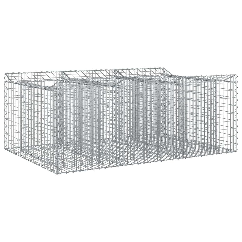 Gabion Raised Bed Silver