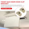 2 шт. Зажим для солнцезащитного козырька для Skoda Fabia Amarok Beetle Bora Variant Passat Lupo Syncro Sharan Golf Touran Caddy Eos Gol Автоаксессуар