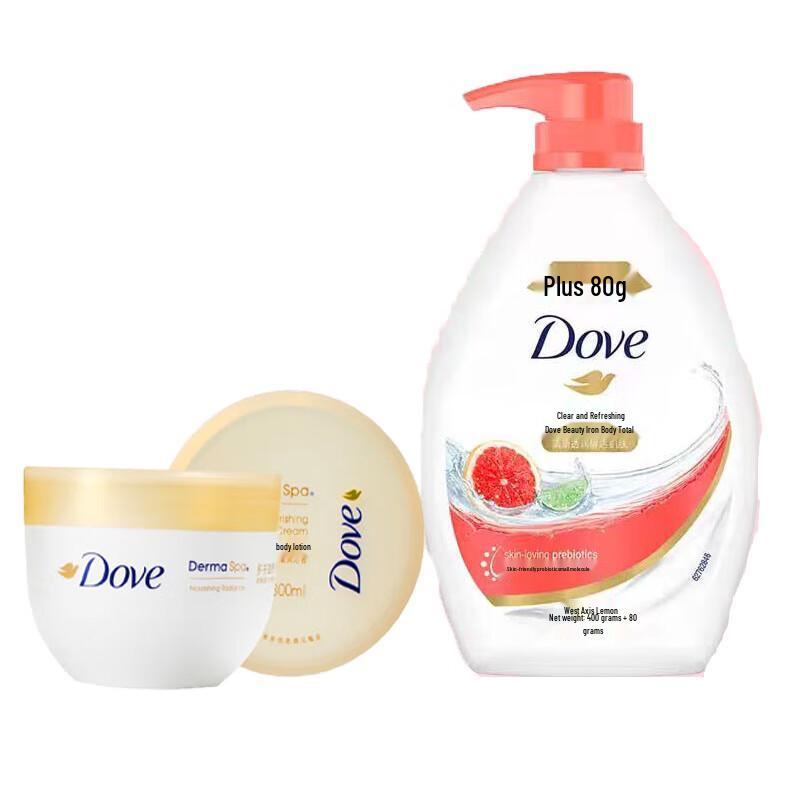 Dove Nourishing Body Lotion & Refreshing Shower Gel Set