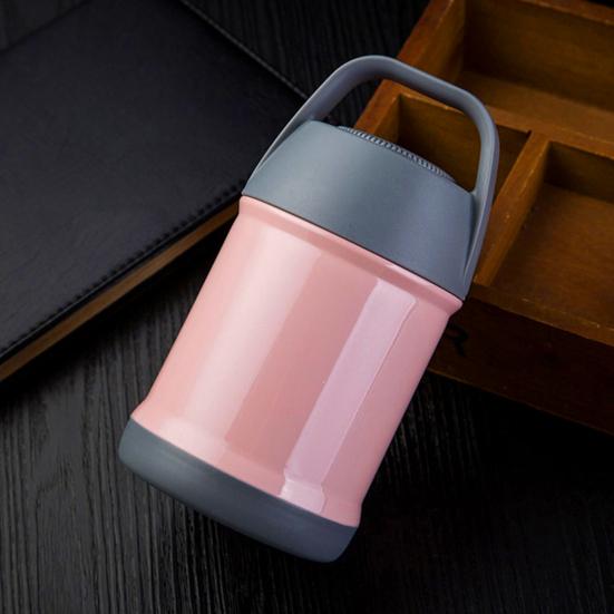 Изолированный контейнер для обеда, 450 мл, герметичный, с хорошей герметичностью, фляга из нержавеющей стали с широким горлышком, дорожная изолированная бутылка