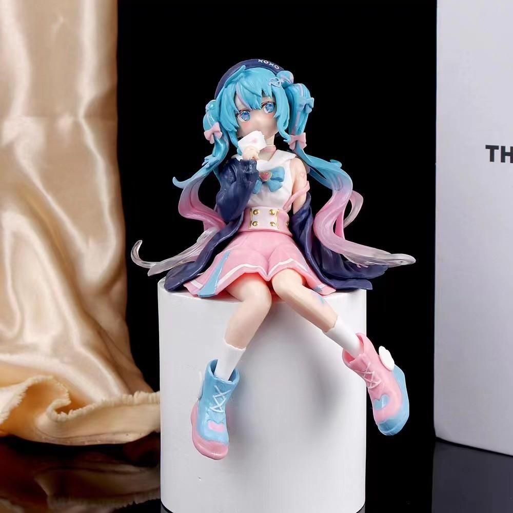 Hatsune Miku Pvc Figure Model 14.5cm Cute Anime Character Decoration Gift