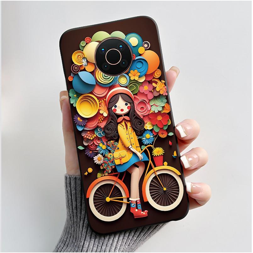 Вирусный черный чехол для Nokia X20/Nokia X10 Модный узор 'Драконьи Родственники' Гелевый чехол для Nokia X100 Ударопрочный мягкий чехол