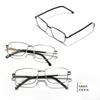 Очки седловидные носовые упоры металлическое плоское зеркало мужское ретро простое квадратное простое зеркало для женщин может сделать близорукость оправа