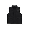 Li Ning Badfive Casual Stand Collar Warm Down Vest Men Vests AMRQ035-1