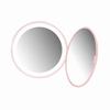 Portable Foldable 10X Magnification Mini 12 LEDs Makeup Mirror Cosmetic Tool (White)