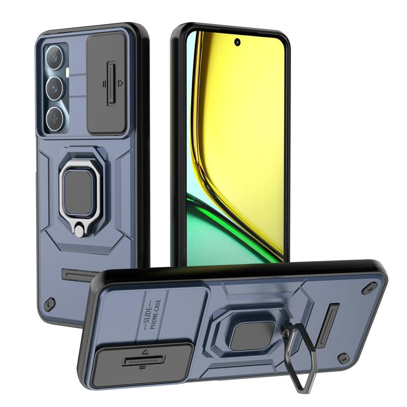 Для Oppo Realme C65 4g чехол магнитное кольцо бронированные чехлы для телефонов RealmeC65 Realmi C65 C 65 65C 4G 2024 защитный чехол для камеры