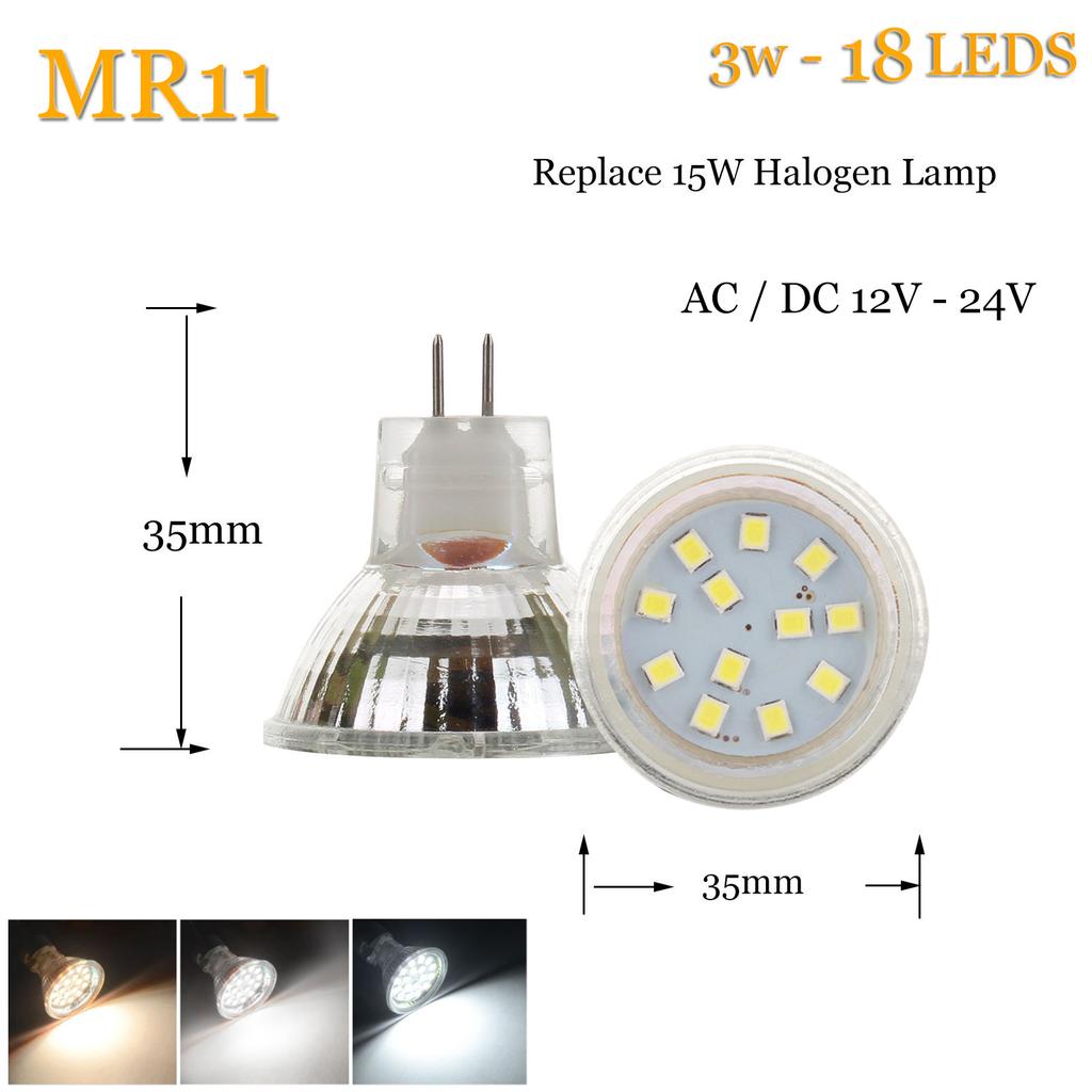 Светодиодные лампы-прожекторы MR11 GU4.0 AC/DC 12V 24V 5733/2835 SMD 2W 3W 4W Теплый/Холодный/Нейтральный белый свет Замена галогенной лампы 9-18 светодиодов