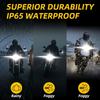 H4 LED Motorcycle Headlight BA20D P15D Canbus COB Chip Moto Fog Lights Universal Scooter Motorbike Front Headlamp Running Lamp