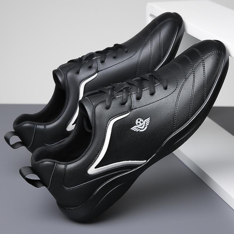 Кожаная обувь мужская весна мужская кожаный тонкий ремень спортивная повседневная обувь нескользящая мягкая подошва белые туфли Форрест Гамп мужские