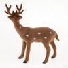 Моделирование стоящего оленя, модель животного, фигурка для дома и рукоделия, темно-коричневый