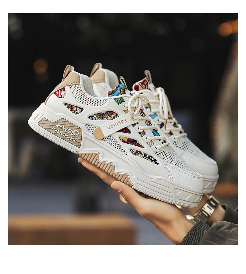 Мужская обувь Летняя парусиновая обувь Нишевый дизайн Универсальные мужские сноуборд-туфли Удобные модные спортивные повседневные маленькие белые туфли