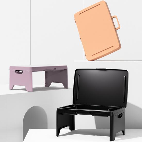 Складной стол с переносной ручкой, прочный, легкий, дорожный, стоячий, для ноутбука, компьютерный стол, мини-стол для учебы и работы студентов