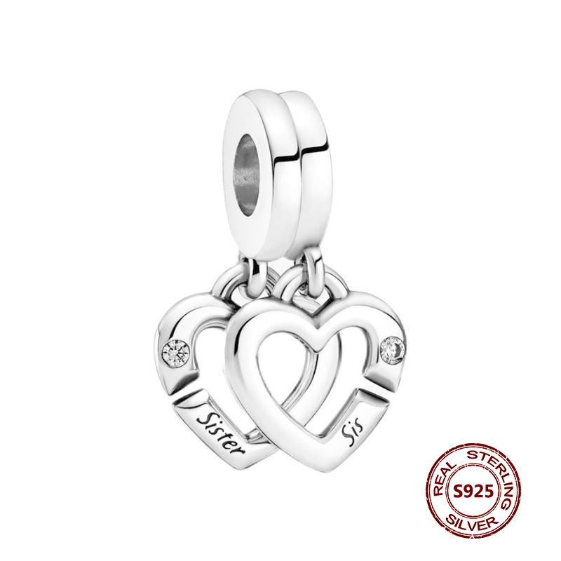 Подвески-хамелеоны, подходят модные оригинальные браслеты, серебро 925 пробы, циркон, осьминог, черепаха, бусина, бабочка, светлячок, подвеска, DIY изготовление ювелирных изделий