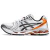 Gel Kayano 14 Silver Piquant Orange Unisex Sneakers White 1201A019-109