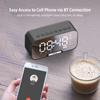 Digital Mirror Surface Alarm Clock with BT Speaker & FM Radio & Temperature Display Dual Alarms
