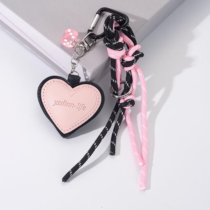 Yogodlns PU Leather Love Bag Pendant Women Handbag Backpack Hanging Exquisite Bags Accessories