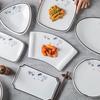 Chinese Irregular Ceramic Dinner Plate