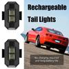 7 цветов стробоскоп для дрона USB LED мотоциклетный указатель поворота / сигнальный огонь для ночных полетов модели самолета, мигающий предупреждающий огонь