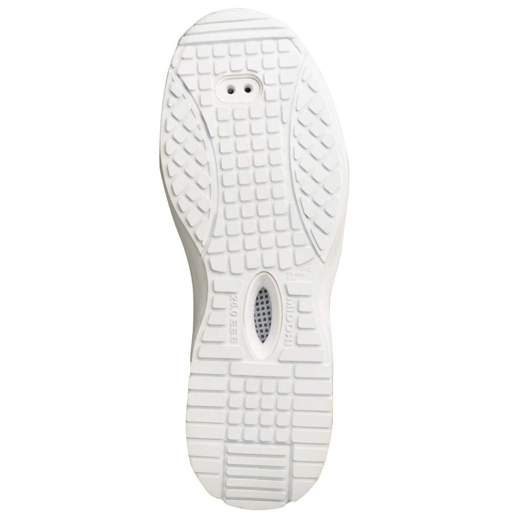 Обувь для медсестры Nursing Slip Medical Elepass Electrostatic [Midori Anzen], кроссовки, медицинские, уход, устойчивые, легкие, унисекс, CSS306N, белые, 24,0 см