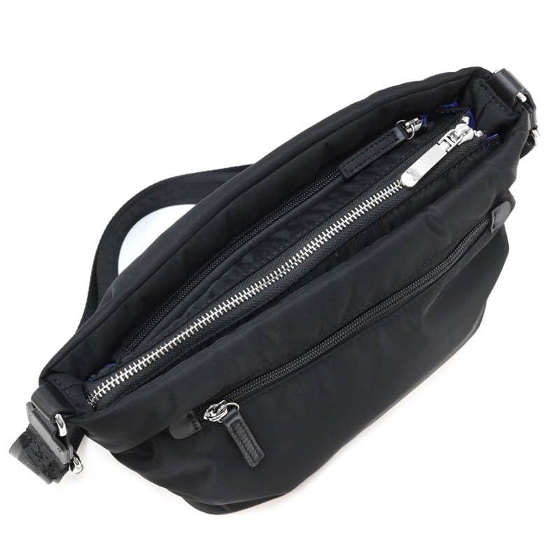 Lanvin Collection Plie Bag Black Shoulder Bag 61-6030 Women's