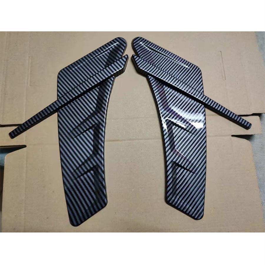 Carbon Fiber Look Car Side Wing Cover Air Intake Flow Fender Vent Trim Stickers