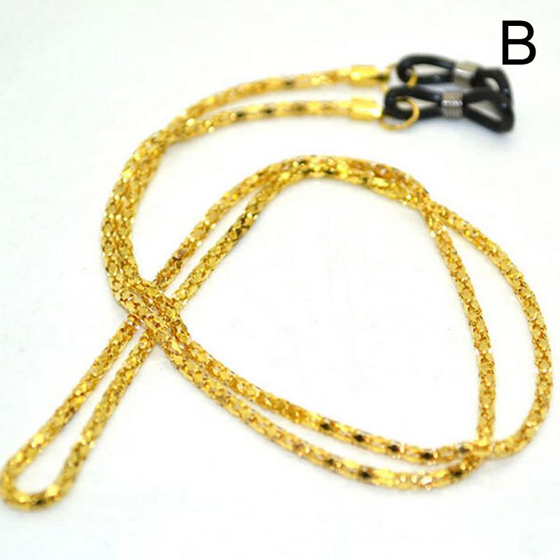 Fashion Luxury Fashion Glasses Women Men Non-slip Glasses Chain Vintage Metal Eyeglass Lanyard Vintage Reading Glasses Necklace Eye Wear Accessories