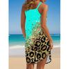 2024 Women's Summer Sleeveless   Print Casual Dress Summer Dress for Holiday Women Clothing