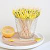 Salad Sandwich Toothpicks Fruit Sticks Handmade Toothpicks Food Fruit Cocktail Decor Bamboo Picks