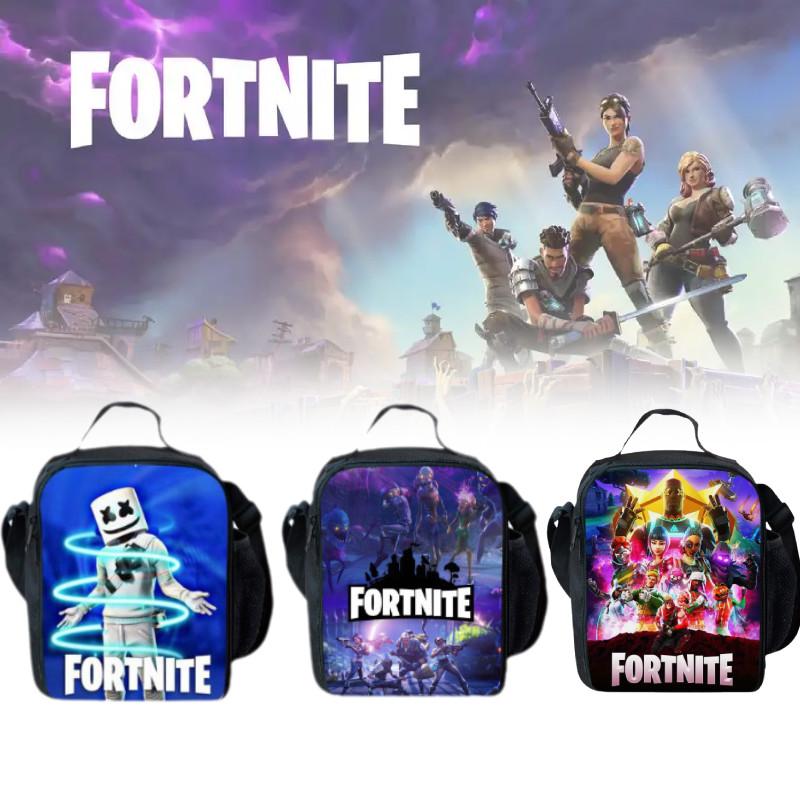 Insulated Game Cartoon Lunch Bag Snack Picnic Travel Lunchbox School