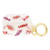 Чехол Coach для AirPods Pro, Прозрачный, с принтом 'Multi Candy', Брелок-ключница, Женский, FC8085, Товар из аутлета, Название бренда, Б/у