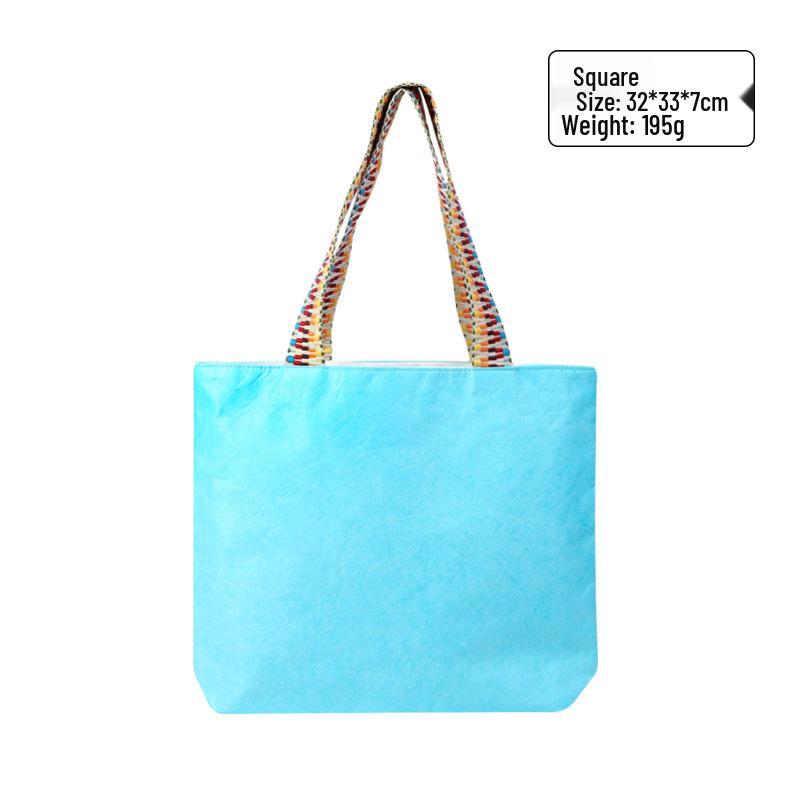 Водонепроницаемая крафт-бумажная сумка-тоут DuPont - Креативный подарок и ретро-сумка через плечо с печатью логотипа