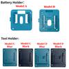 5PCS Battery Holder for Makita 18V Li-ion Battery Tools Machine Holder Storage Rack Wall Mount for BL1860 BL1850(No Battery)