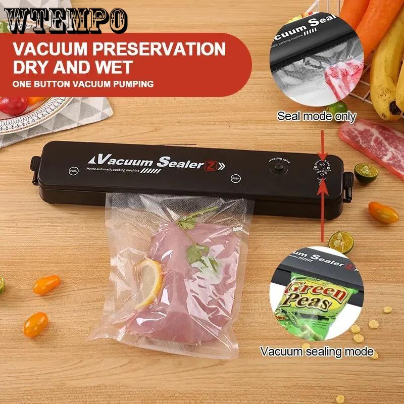 Автоматическая упаковочная машина Пищевая вакуумная упаковочная машина Портативная бытовая вакуумная упаковочная машина для еды Помощник на кухне