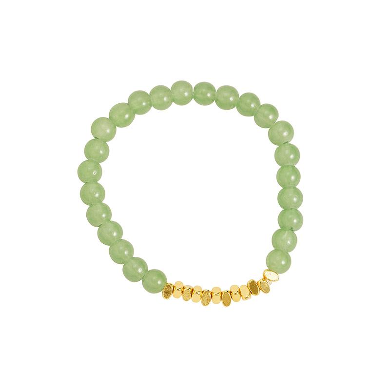 Vietnamese Gold Sand Bracelet Light Luxury Hetian Jade Exquisite Bracelet Simple High-end Jewelry
